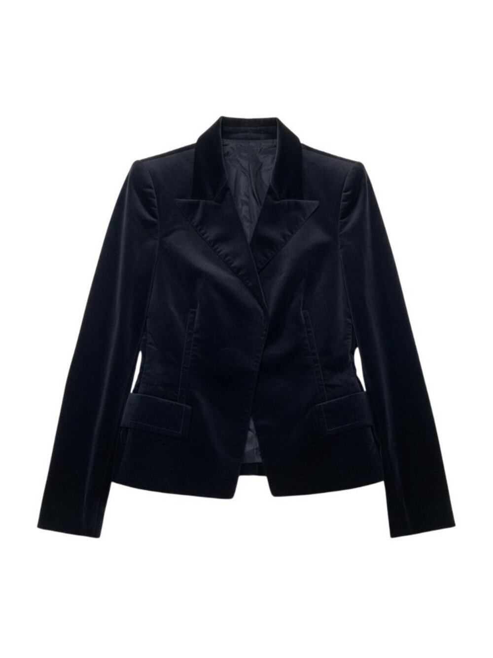 Gucci Tom Ford Era Tailored Jacket Velour Black 42